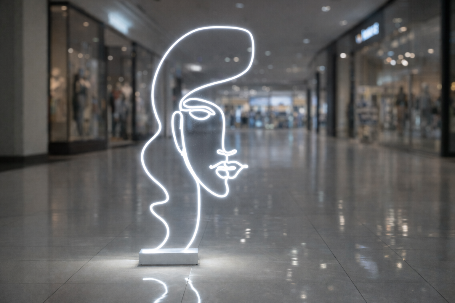 Neon žena 1, hladnobela