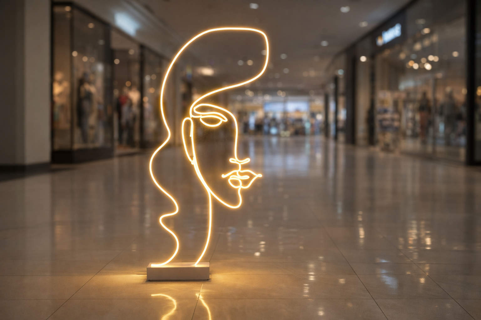 Neon žena 1